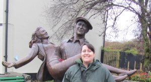 Two Glendale High alumni and Maureen O'Hara in Cong.